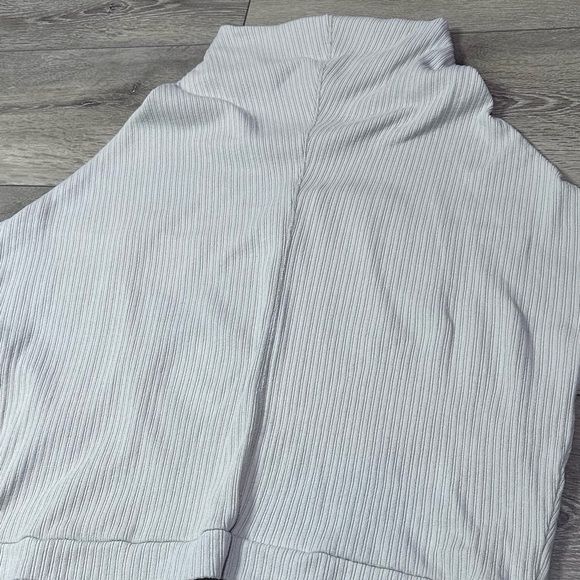 Free People Beach Ribbed Mock Neck Drop Shoulder Sweater - Picture 7 of 11